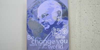 В РАН открылась выставка студенческих работ «Махатма Ганди – Упорство в истине»  