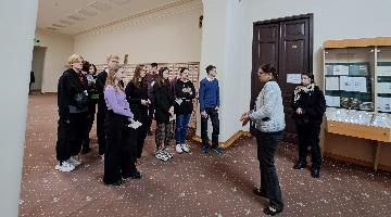 Студенты 1-го курса ФАД РГГУ посетили Историческую библиотеку