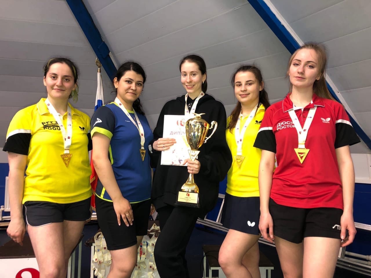 Женская сборная РГГУ по настолькому теннису стала победителем XXXIII Московских Студенческих Спортивных Игр
