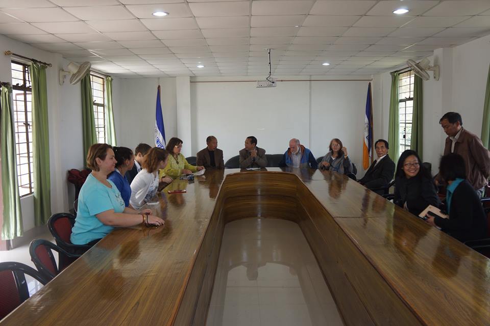 February, 5, 2015. Meeting RSUH and MSU students and teachers with prof. A.Lanunungsang, Pro-Vice Chancellor of Nagaland University, prof. Toshi,Dr.N. Venuh, Dr. Ketholesie Department of History and Archaeology, Prof. Imtisungba Department of Education...