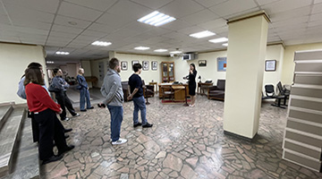Студенты 4 курса ФАД РГГУ посетили  архивные учреждения РАН