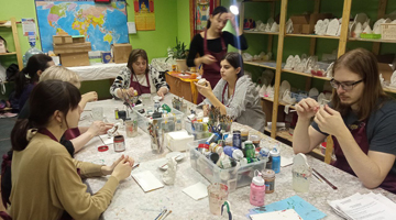 Студенты приняли участие в мастер-классе по изготовлению Ца-ца