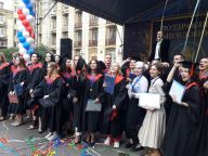 Церемония вручения дипломов 