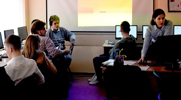 Встреча студентов с сотрудниками учебного центра компании "Консультант Плюс"