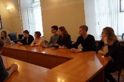 Встреча делегации студентов из Нижнего Новгорода
