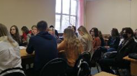 RSUH hosted a student round table "Reflections of law in the world’s artistic culture"