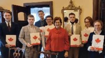В Посольстве Канады состоялся приём в честь студентов-американистов ФМОПиЗР