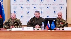 A meeting held at RSUH with the soldiers of the assault unit of the Russian Army and the director of the “Foundation Time Has Chosen Us” 