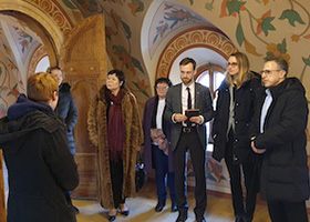 Representatives of the Embassy of France visit the Institute of History and Archives