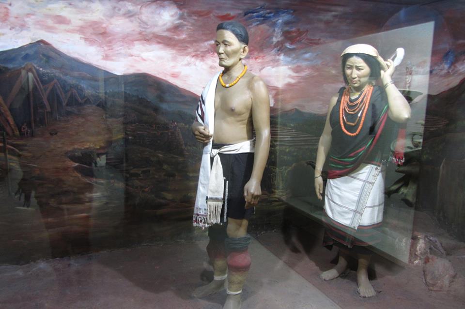 Tribal houses of Nagaland  February, 2015. Kohima, Nagaland, North-East India