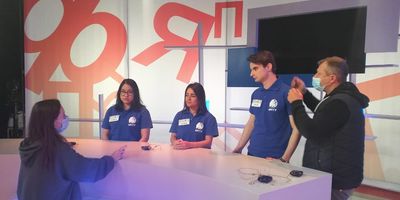  Иностранные студенты РГГУ приняли участие в программе «Игра в слова» на телеканале «Мир»