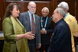 10, May, 2015 Teachers of RSUH and Russian scholars of Indology had a meeting with Hon’ble President of India Shri Pranab Mukherjee.