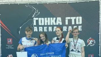 Команда студентов РГГУ приняла участие в Гонке ГТО «Arena Race»