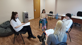 The second class of the group training "The way to yourself"