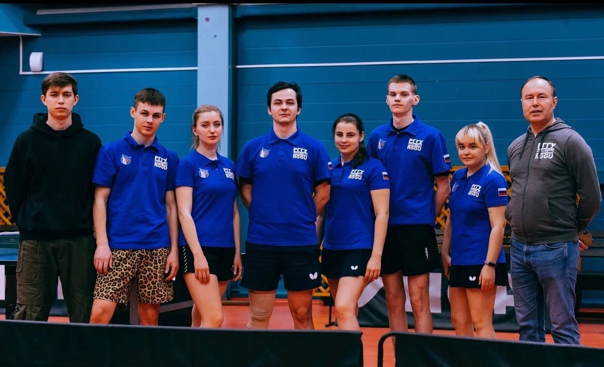 Сборная РГГУ по настольному теннису приняла участие во Всероссийских студенческих соревнованиях по настольному теннису в Магнитогорске