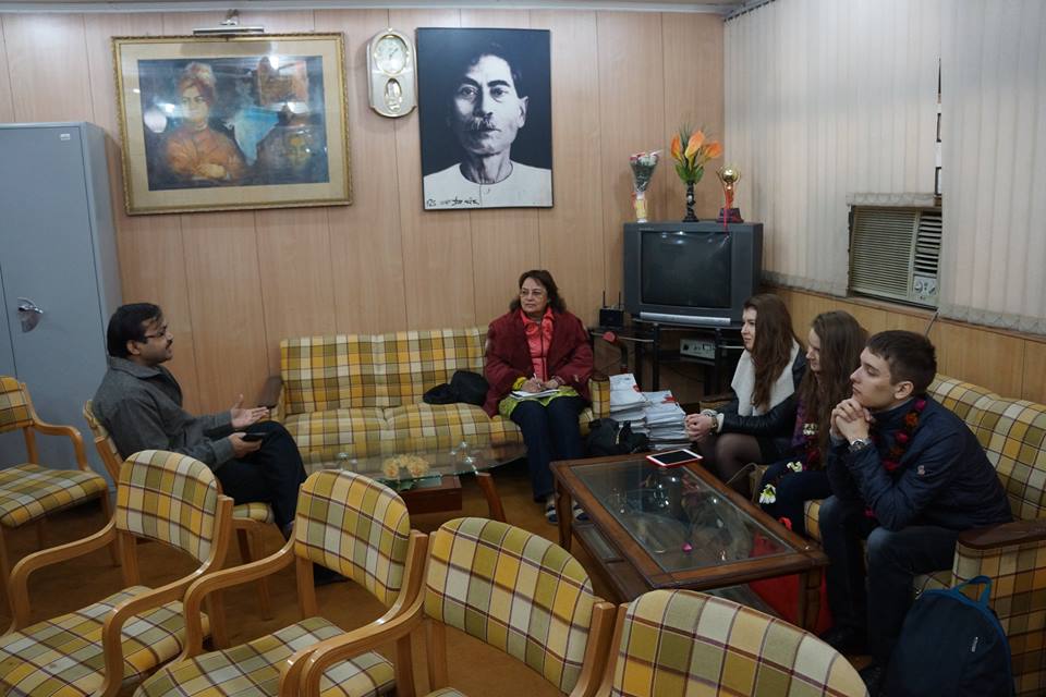 January, 17, 2015. The meeing at Hindi Kendriya Sansthan (Agra) famous Institute of Hindi.