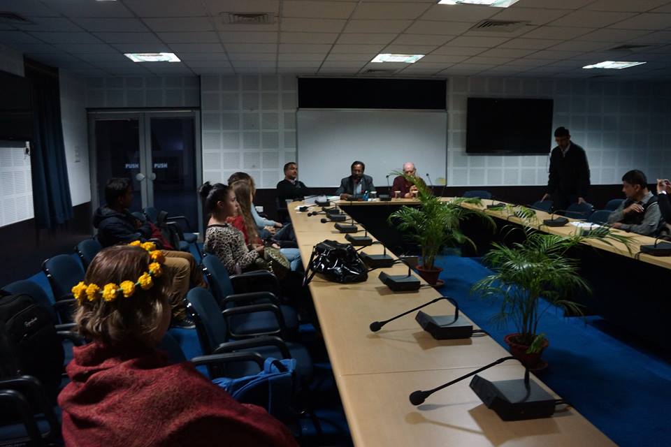 February, 1, 2015. RSUH students visited OKD INSTITUTE OF SOCIAL CHANGE AND DEVELOPMENT - An Autonomous Research Institute of ICSSR and Government of Assam. Professor Bhupen Sarmah is a Director and the chief executive of the Institute.