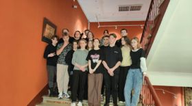 A career-guidance tour for schoolchildren held at RSUH