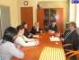The Rector of RSUH Efim I. Pivovar meets the Director of College of Business and Economics, the Australian National University, Sarah Barrow
