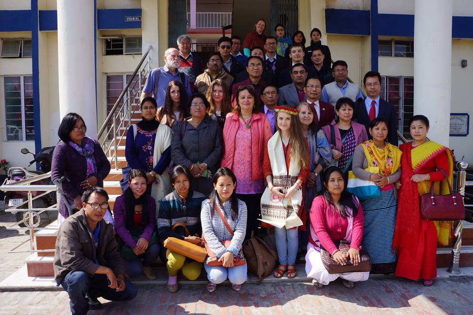 February, 8, 2015 - Visiting RSUH students and teachers to Manipur Central University, Imphal.