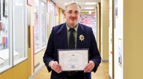 Professor of RSUH awarded a badge of honor for his contribution to the history of science and technology