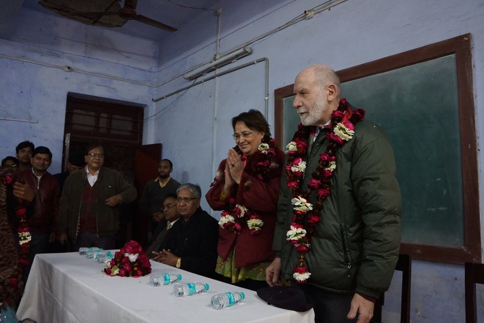 January, 16, 2015. The meeting with students of the Department of Russian studies of Dr.Bhimrao Ambedkar University. 