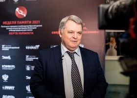  Dr. Ilya Altman opened an exhibition on the Holocaust at Russian Academic Youth Theater