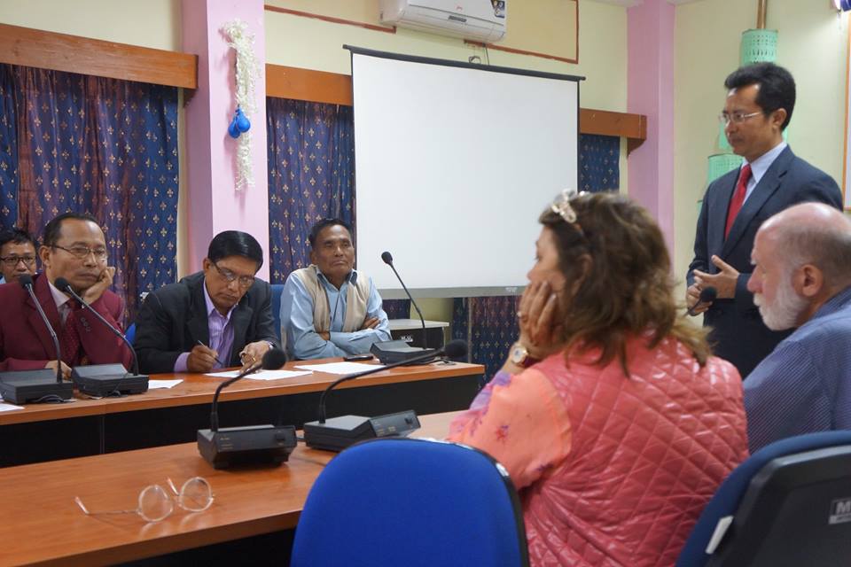 February, 8, 2015 - visiting Manipur Central University. Meeting RSUH and MSU students and teachers with Prof. N.Lokendra Singh, Registrar, Prof. P Nabachandra Singh, Dean of School of Humanities, Dr. M Thoiba Singh, Head, Department of Dance (Manipuri...