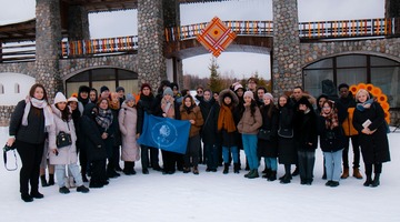Студенты РГГУ в этнографическом парке-музее «Этномир» 