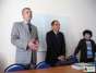 Professor Francesco Adornato (Universita` Macerata, Italy) meeting with students of RSUH.