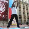 Первого сентября в РГГУ провели флешмоб по йоге