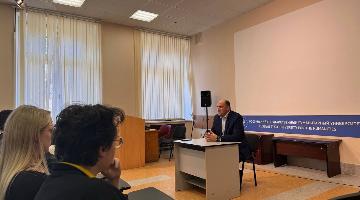 Состоялась встреча проректора по молодежной политике и социальной работе Болквадзе И.Р. с председателями студенческих советов факультетов и студенческих объединений РГГУ