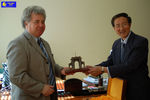 Встреча ректора РГГУ Е.И. Пивовара с делегацией Университета Цинхуа (КНР)