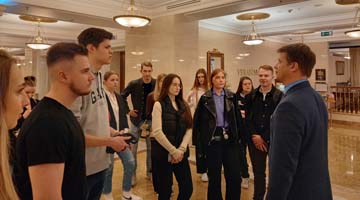 Учебная экскурсия студентов РГГУ в Radisson Collection Hotel Moscow