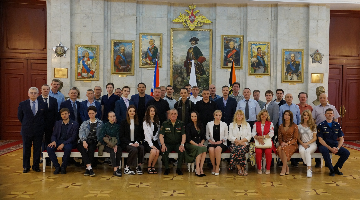 Студенты и сотрудники Управления по работе со студентами РГГУ посетили Военную Академию Генерального Штаба Вооруженных Сил Российской Федерации