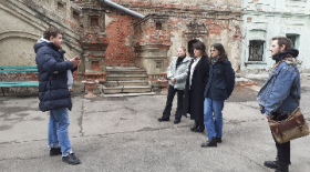 Students of the Faculty of Cultural Studies took a tour of the Chambers of the Printing Yard