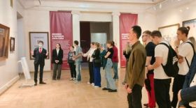 RSUH students visited the exhibition "Donbass - Russia: History and the Modern Times"