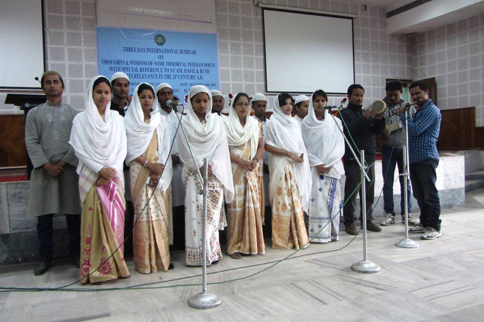February, 12, 2015 Guahati University (GU), Guwahati city, Assam, India Hindi group of students of RSUH had taken part in the 3 Days International Seminar on Thought & wisdom of some immortal Persian poets with special reference to Saadi,...