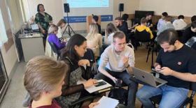Representatives of Tinkoff and FM Logistic visited RSUH