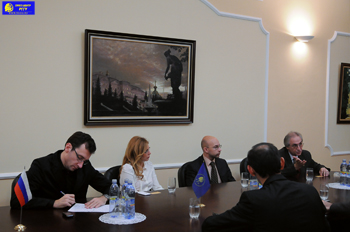 Встреча с представителями  Таджикского национального университета