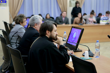Лекция Митрополита Илариона в РГГУ