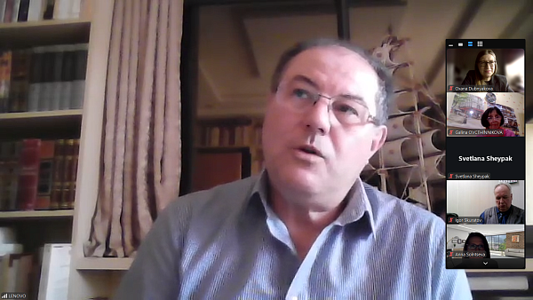 Лекция профессора Халида Зекри из Марокко собрала участников из России и Азербайджана