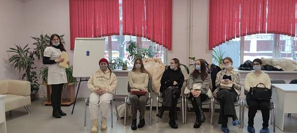 Студенты РГГУ посетили профориентационное занятие на базе ЦКПБ им. Ф. А. Усольцева