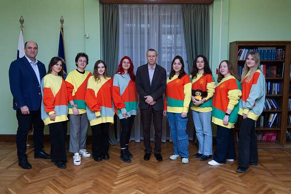 Руководство РГГУ встретилось с участниками Всемирного фестиваля молодежи