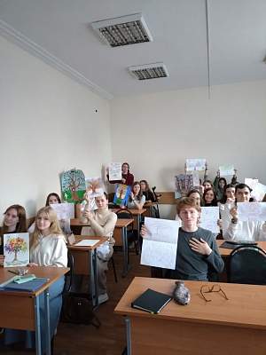 Выставка работ в рамках "Учебно-творческих мастерских" профессора И.А. Петуховой