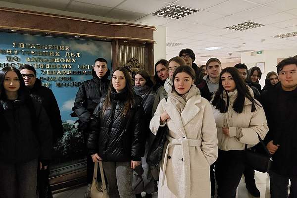 Экскурсия в УВД по ЗАО ГУ МВД России по г. Москве