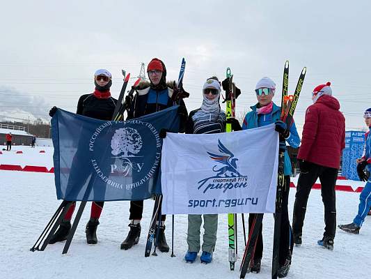 Лыжники РГГУ выступили на заключительных стартах сезона в Марьино