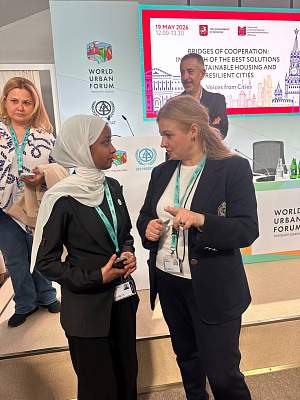 Слушатель Подготовительного отделения приняла участие в World Urban Forum в Баку
