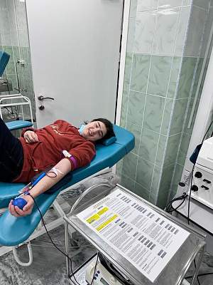 Магистранты и сотрудники Института психологии приняли участие в донации крови в ГКБ 52