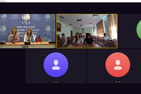 Онлайн-встречи с иностранными студентами-первокурсниками